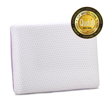 Vitapur ergonomski vzglavnik iz spominske pene Lavender Memory - 40x55 cm