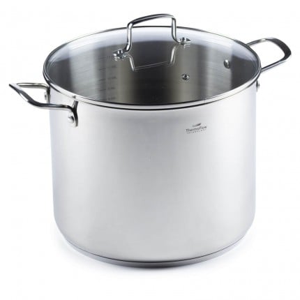 Jekleni lonec Rosmarino Pour&Cook II s stekleno pokrovko 13 l - 28 cm