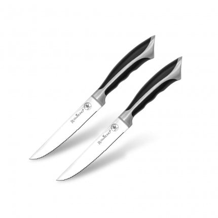 2-delni set jeklenih kuhinjskih nožev za rezanje zrezkov Rosmarino Blacksmith's Steak