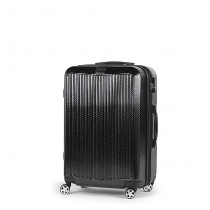 Potovalni kovček Scandinavia Carbon Series - črn, 60 l