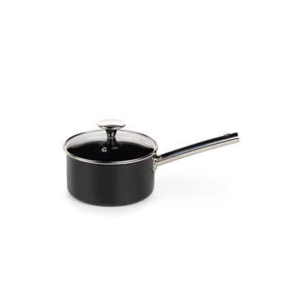 Kozica s stekleno pokrovko Rosmarino Cucina Nera - 16 cm