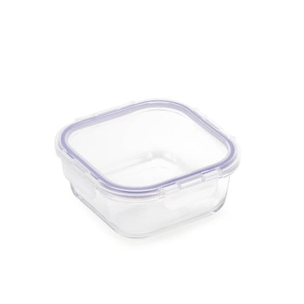 Stekleni pekač s pokrovom Rosmarino Bake & Go - kvadratni večji, 800 ml