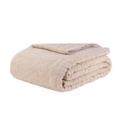 Večnamensko pregrinjalo Svilanit Orion Supreme, peščeno-vijolična