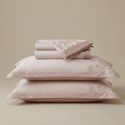Svilanit PREMIUM vezena bombažno-satenasta posteljnina Ruby – prestižna kakovost egipčanskega bombaža 