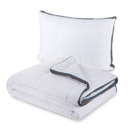 Hibridni set odeje in vzglavnika Vitapur Memosilver Premium