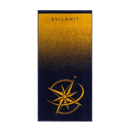 Plažna brisača Golden Compass, 80 x 160 cm