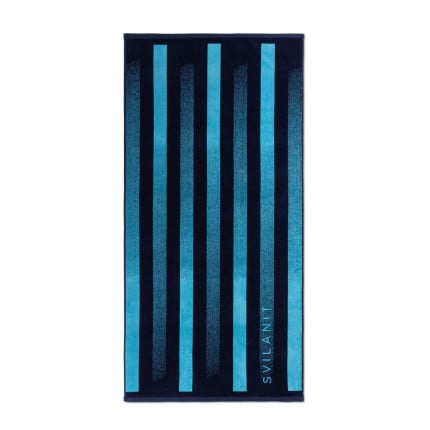 Plažna brisača Svilanit Graphic Blue, 80 x 160 cm