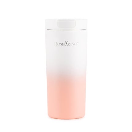 Termo lonček za kavo ali čaj Rosmarino Ombre 500 ml – roza
