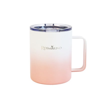 Termo skodelica za kavo Rosmarino Ombre 350 ml – roza