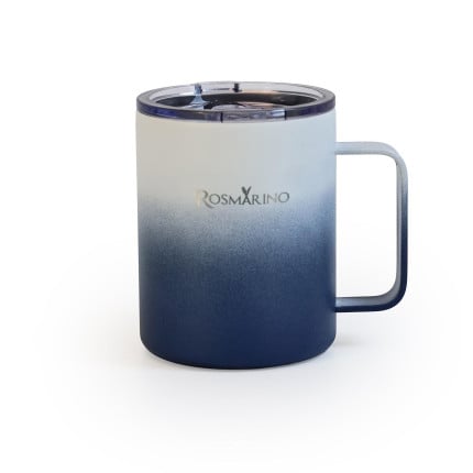 Termo skodelica za kavo Rosmarino Ombre 350 ml – modra