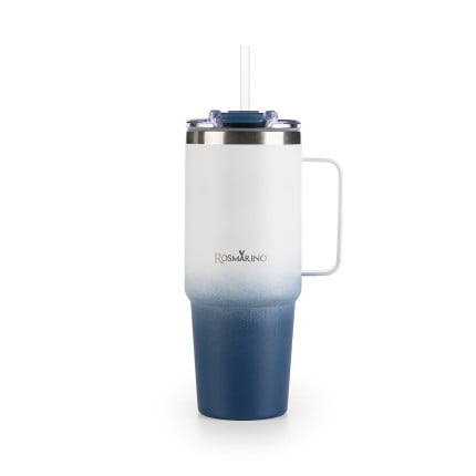 Termo lonček Rosmarino MegaCup Ombre 870 ml – moder
