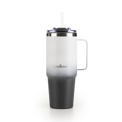 Termo lonček Rosmarino MegaCup Ombre 870 ml – siv