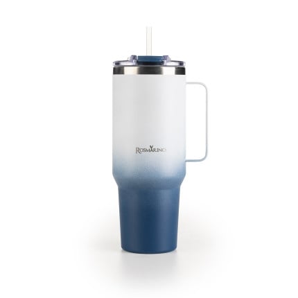 Termo lonček Rosmarino MegaCup Ombre 1160 ml – moder