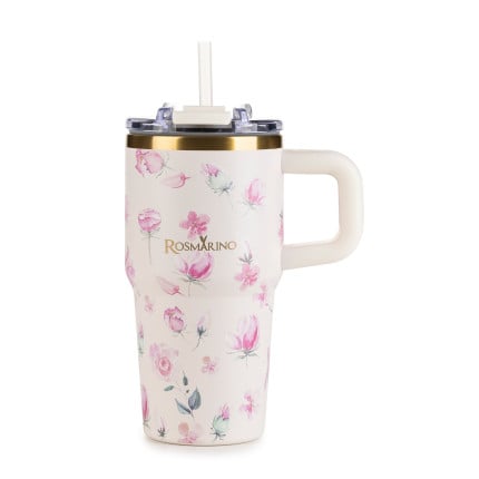 Termo lonček Rosmarino MegaCup Roses 580 ml – krem
