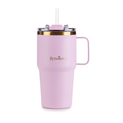 Termo lonček Rosmarino MegaCup Gold 580 ml – roza-zlat