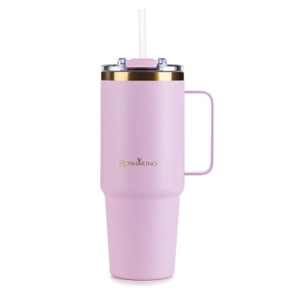 Termo lonček Rosmarino MegaCup Gold 870 ml – roza-zlat