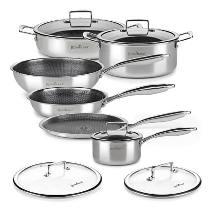 Vitapur 11-delni set posod s pokrovkami Rosmarino HexaPro