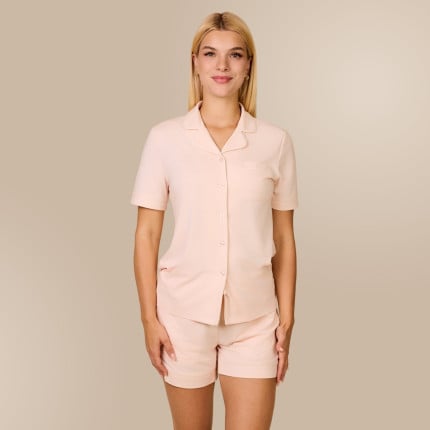 Svilanit kratka ženska pižama  Luméa – Cloud Rose