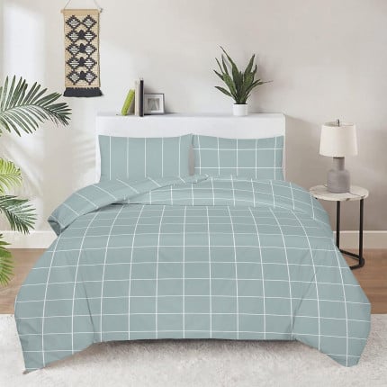 Vitapur bombažno-satenasta posteljnina Svilanit Nordic Frame