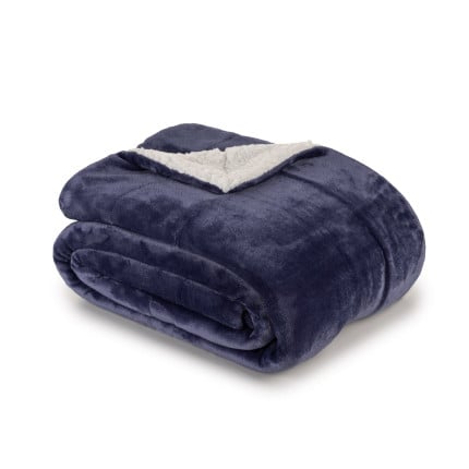 Vitapur Dekorativna odeja Svilanit Beatrice II – modra