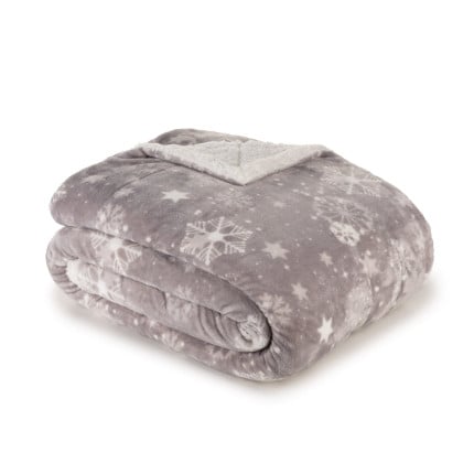 Vitapur dekorativna odeja Svilanit Beatrice II – snežinka