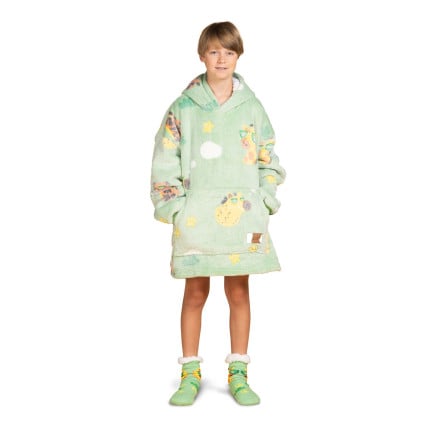 Vitapur otroška hoodie odeja Svilanit JungleCool + darilo: nogavice