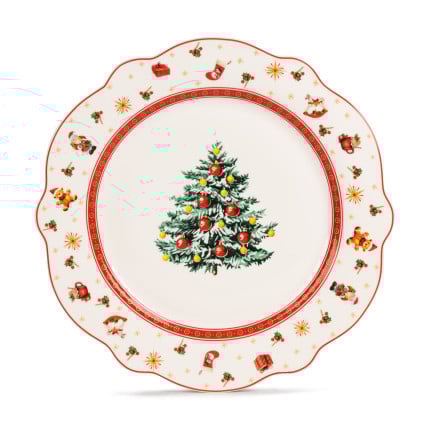 Rosmarino božični servirni krožnik iz visokokakovostnega porcelana, 30 cm