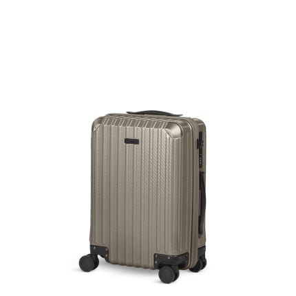 Scandinavia potovalni kovček z USB-priključkom Voyage Carbon Series, 40 L, srebrn