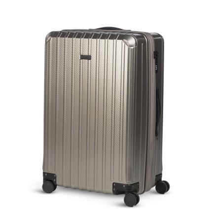 Scandinavia potovalni kovček Voyage Carbon Series, 90 L, srebrn