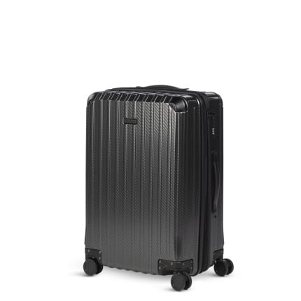 Scandinavia potovalni kovček Voyage Carbon Series, 60 L, črn