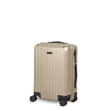 Scandinavia potovalni kovček z USB-priključkom Voyage Carbon Series, 40 L, bež