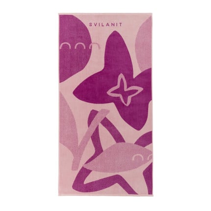Svilanit premium brisača za plažo Fuchsia, 80 x 160 cm