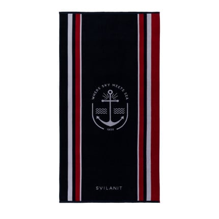 Svilanit premium brisača za plažo Anchor, 80 x 160 cm