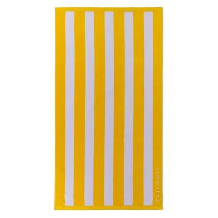 Svilanit premium velika brisača za plažo Yellow, 100 x 180 cm