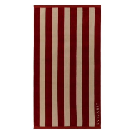 Svilanit premium velika brisača za plažo Burgundy, 100 x 180 cm