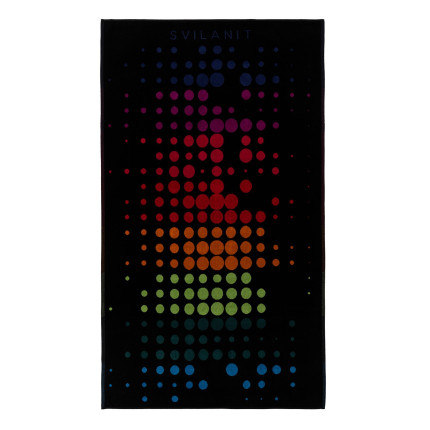 Svilanit premium velika brisača za plažo Rainbow, 100 x 180 cm