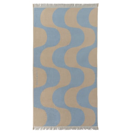 Svilanit premium velika brisača za plažo Waves, 100 x 180 cm
