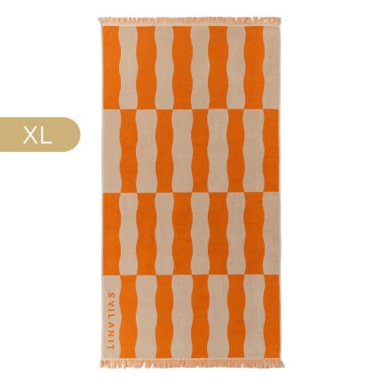 Svilanit premium velika brisača za plažo Retro, 100 x 180 cm