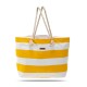 Velika plažna torba Svilanit Nautica - belo-rumena
