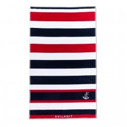 Plažna brisača Svilanit Red Nautica XL