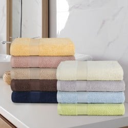 Kopalniška brisača Svilanit Bella - svetlo rjava				