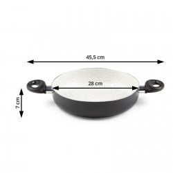 Ponev z dvema ročajema Rosmarino Eco Cook – 28 cm