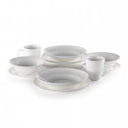 Set 2 plitvih porcelanastih krožnikov Rosmarino Cucina Deko - 26 cm