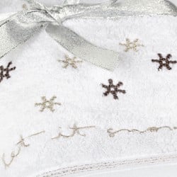 Darilna božična brisača Svilanit Let it snow