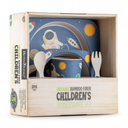 5-delni otroški set iz lesnih vlaken Rosmarino - vesoljec