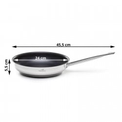 Jeklena ponev Rosmarino Pour&Cook - 24 cm