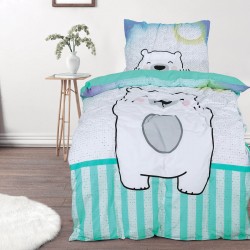 Otroška bombažna posteljnina Svilanit Bear Hug
