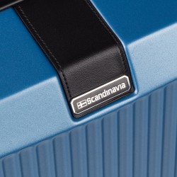 Potovalni kovček Scandinavia Carbon Series - moder, 40 l