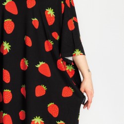 Poletni hoodie za odrasle Svilanit - Strawberry