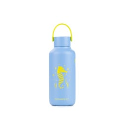 Otroška steklenica za vodo Rosmarino Seahorse iz nerjavečega jekla, 600 ml – svetlo modra
